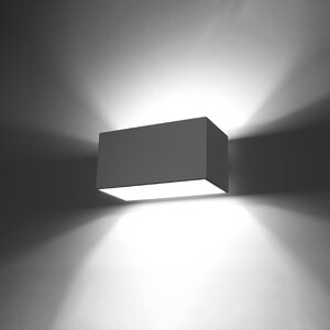 Sollux Lighting Wall lamp QUAD MAXI grey