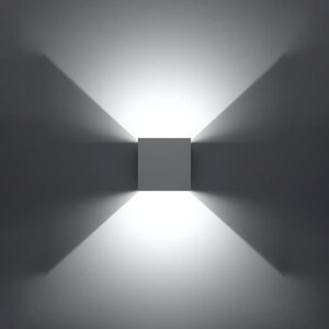 Sollux Lighting Wandlamp LUCA wit LED IP54