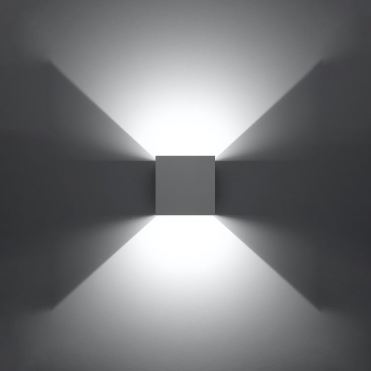 Sollux Lighting Wandlamp LUCA wit LED IP54