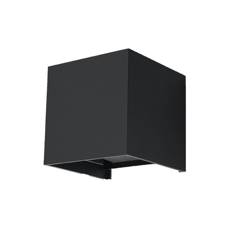 Sollux Lighting Wall lamp LUCA black LED IP54
