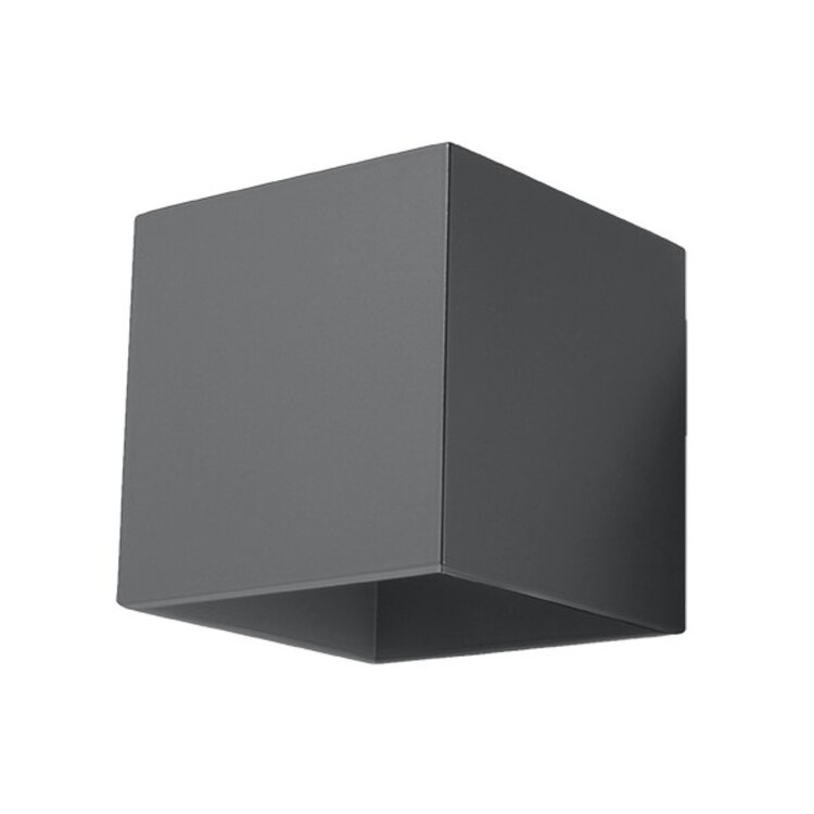 Sollux Lighting Wall lamp QUAD 1 anthracite
