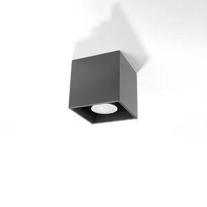 Sollux Lighting Ceiling lamp QUAD 1 anthracite