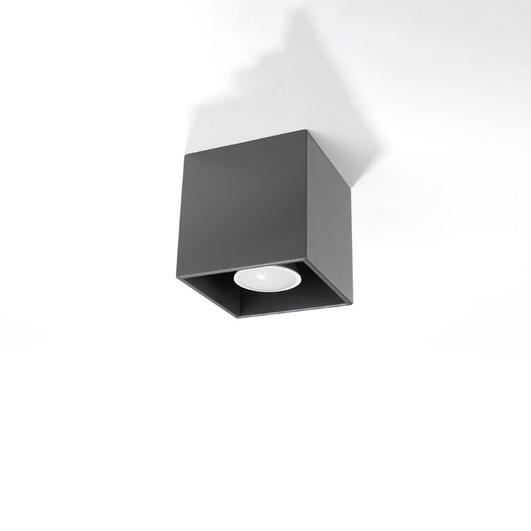 Sollux Lighting Ceiling lamp QUAD 1 anthracite