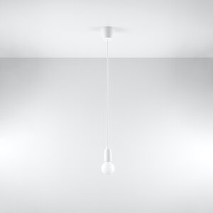 Sollux Lighting Pendant lamp DIEGO 1 white
