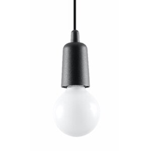 Sollux Lighting Hanglamp DIEGO 1 zwart