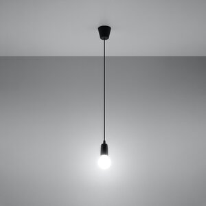 Sollux Lighting Pendant lamp DIEGO 1 black