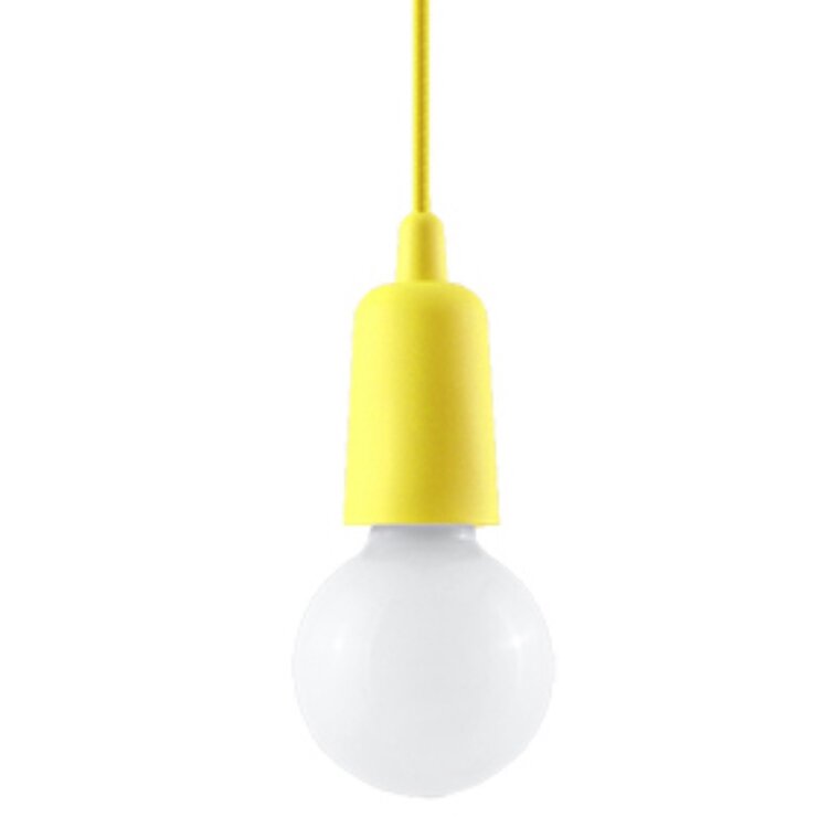 Sollux Lighting Pendant lamp DIEGO 1 yellow