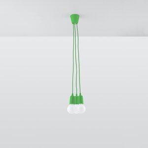 Sollux Lighting Pendant lamp DIEGO 3 green