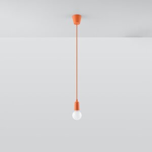 Sollux Lighting Pendant lamp DIEGO 1 orange
