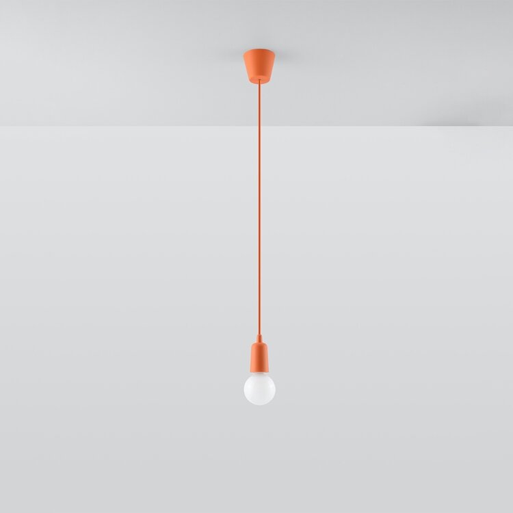 Sollux Lighting Hanglamp DIEGO 1 oranje