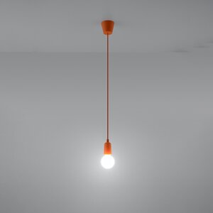 Sollux Lighting Pendant lamp DIEGO 1 orange
