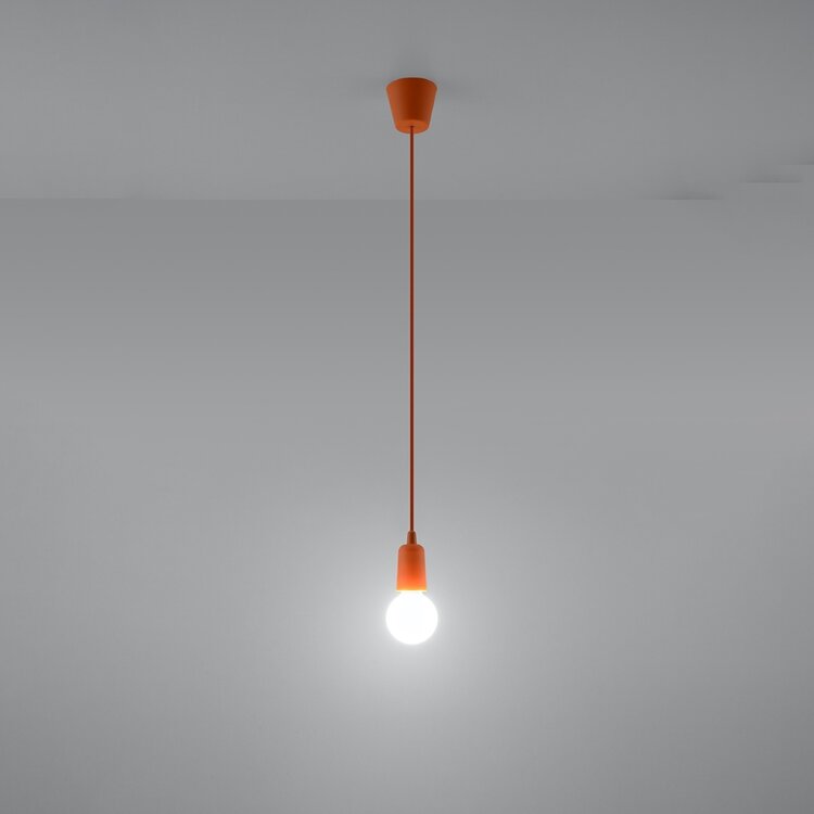 Sollux Lighting Hanglamp DIEGO 1 oranje