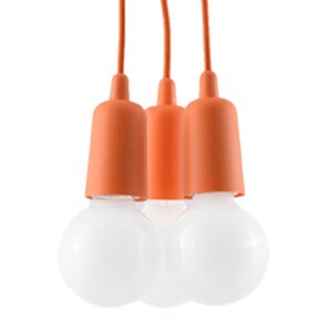 Sollux Lighting Pendant lamp DIEGO 3 orange