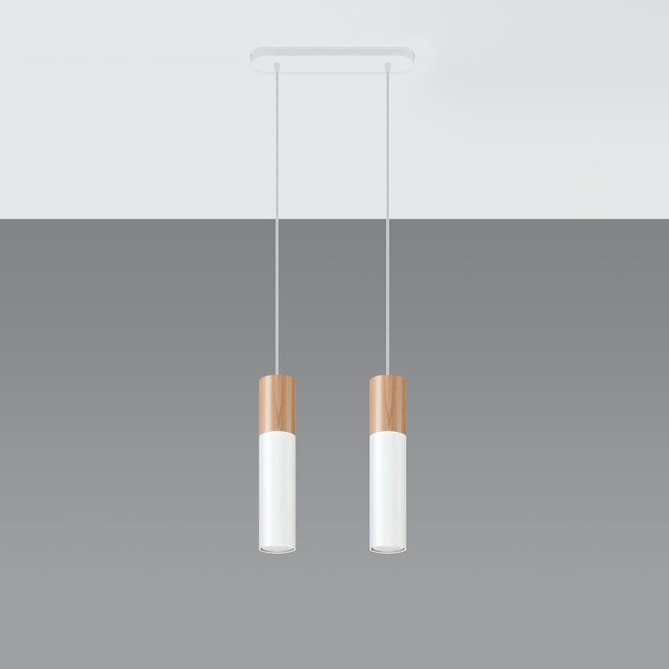 Sollux Lighting Pendant lamp PABLO 2 white