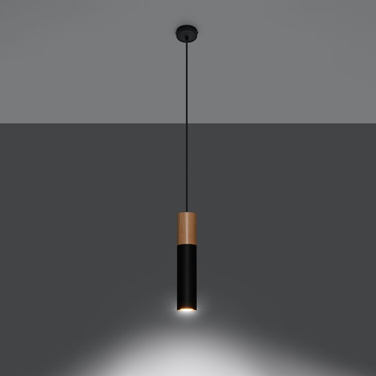 Sollux Lighting Hanglamp PABLO zwart
