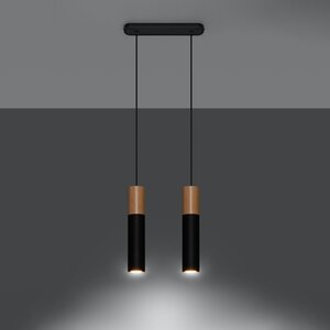 Sollux Lighting Pendant lamp PABLO 2 black