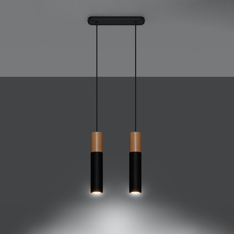 Sollux Lighting Pendant lamp PABLO 2 black