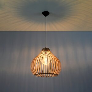 Sollux Lighting Pendant lamp APRILLA wood