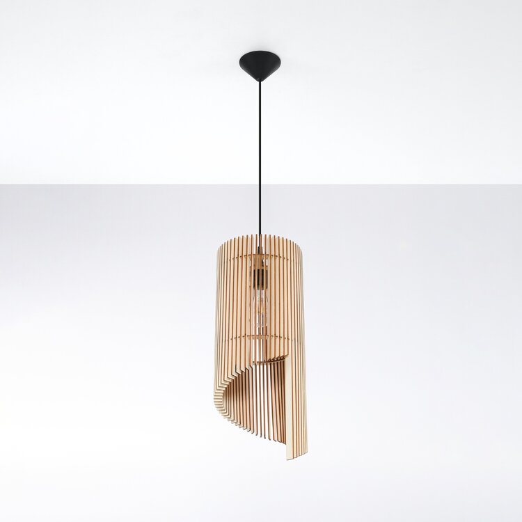Sollux Lighting Hanglamp ALEXIA hout