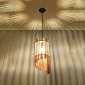Sollux Lighting Pendant lamp ALEXIA wood