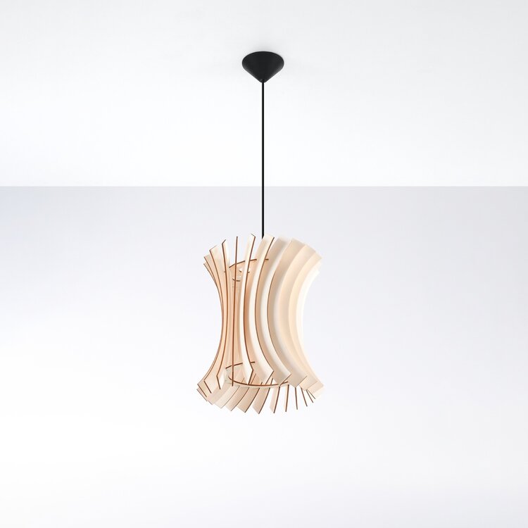 Sollux Lighting Hängeleuchte ORIANA Holz