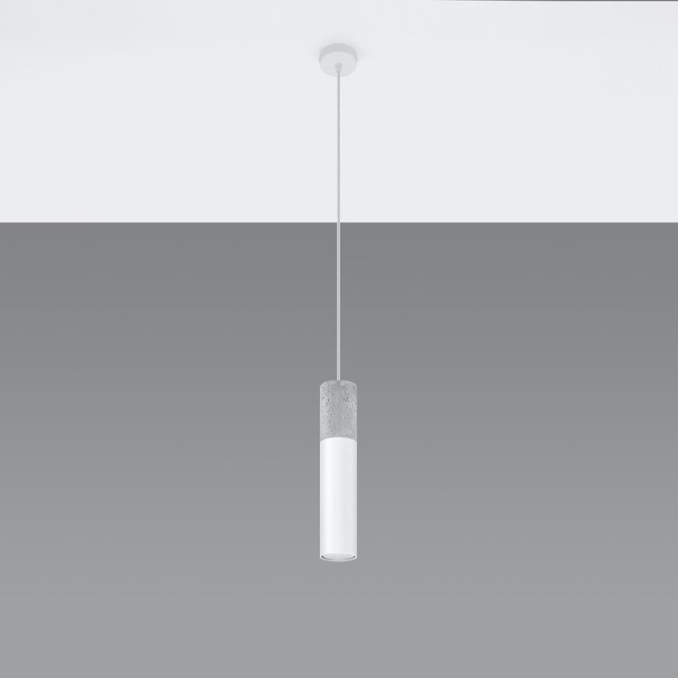 Sollux Lighting Hanglamp BORGIO 1 wit