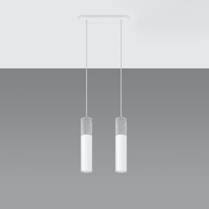Sollux Lighting Hanglamp BORGIO 2 wit