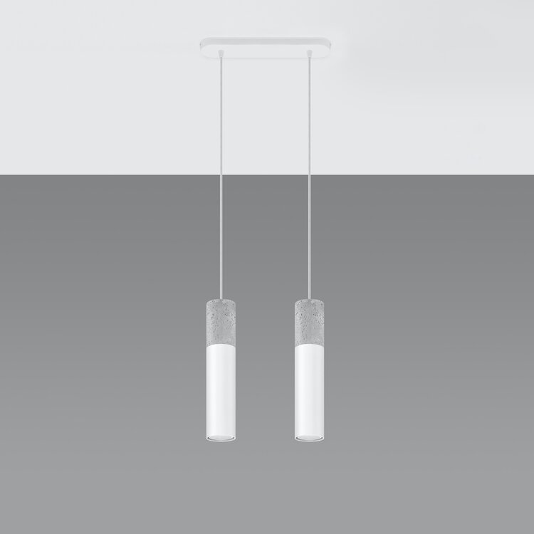 Sollux Lighting Pendant lamp BORGIO 2 white