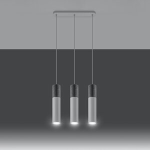 Sollux Lighting Hängeleuchte BORGIO 3L weiß