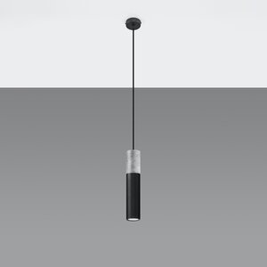 Sollux Lighting Pendant lamp BORGIO 1 black