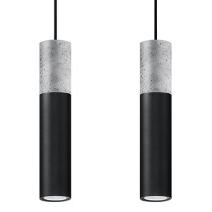 Sollux Lighting Pendant lamp BORGIO 2 black