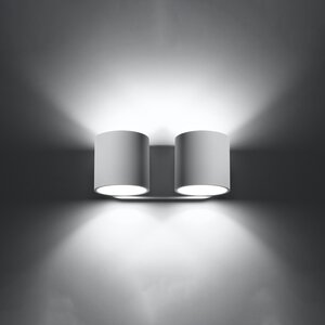 Sollux Lighting Wandlamp ORBIS 2 wit