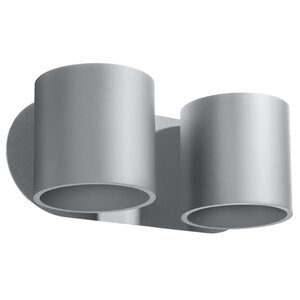 Sollux Lighting Wall lamp ORBIS 2 grey