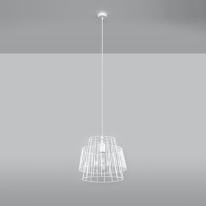 Sollux Lighting Pendant lamp GATE white