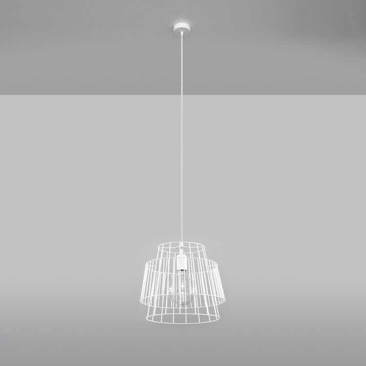 Sollux Lighting Pendant lamp GATE white