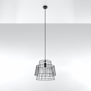 Sollux Lighting Pendant lamp GATE black