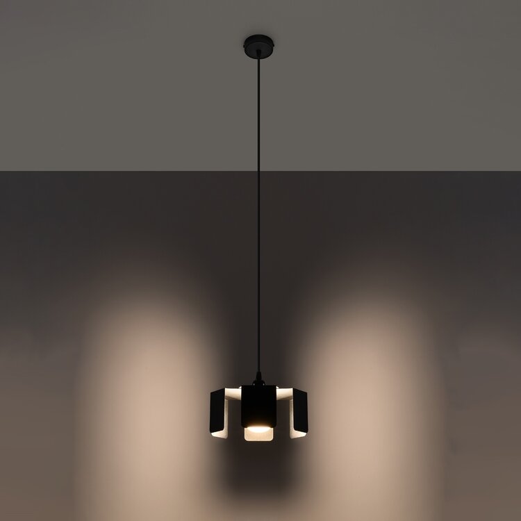 Sollux Lighting Pendant lamp TULIP black