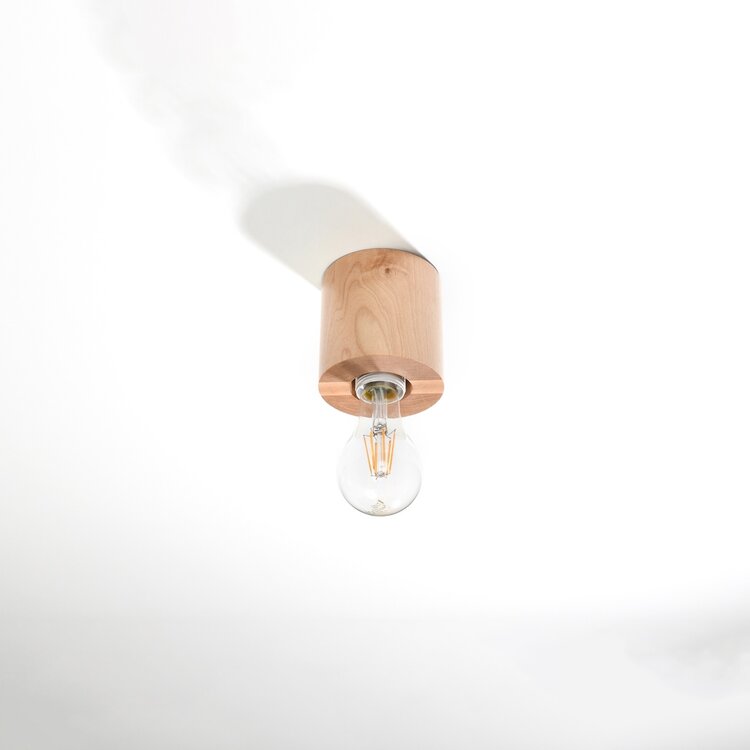 Sollux Lighting Ceiling lamp SALGADO natural wood