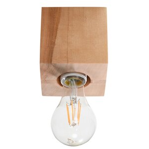 Sollux Lighting Plafondlamp ARIZ natuurlijk hout
