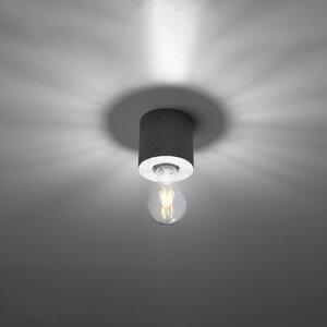 Sollux Lighting Ceiling lamp SALGADO concrete