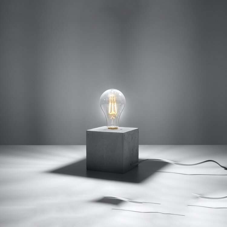 Sollux Lighting Table lamp ARIZ concrete