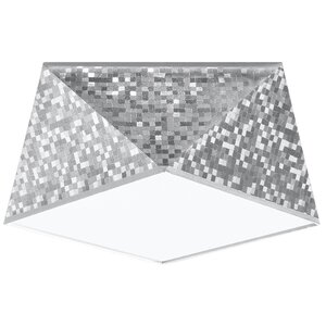 Sollux Lighting Ceiling lamp HEXA 25 silver