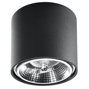 Sollux Lighting Ceiling lamp TIUBE black