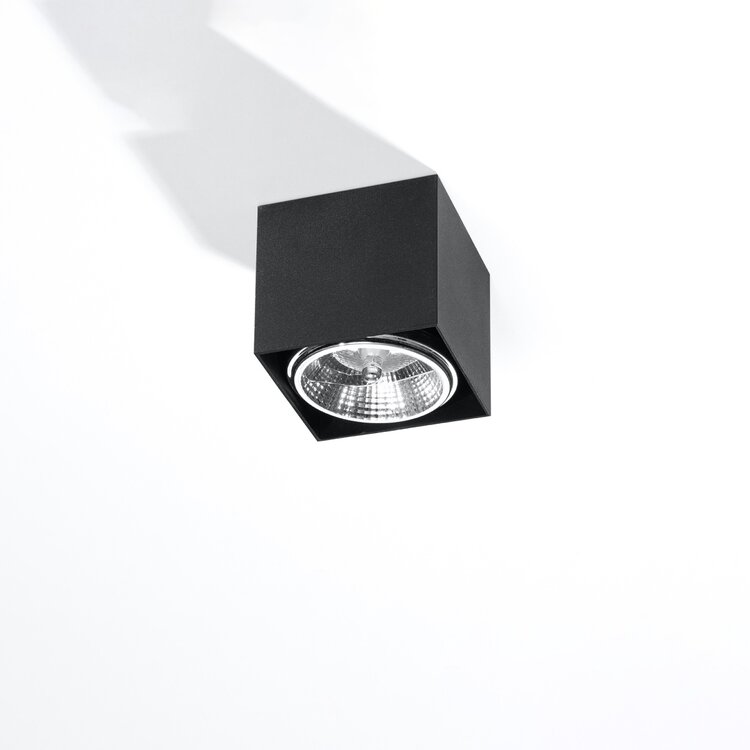 Sollux Lighting Plafondlamp BLAKE zwart