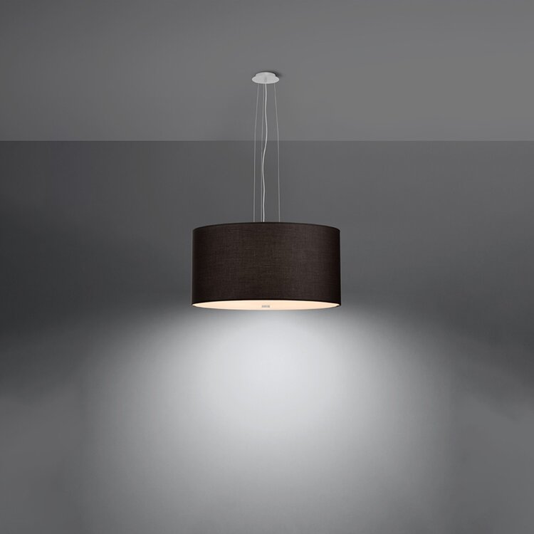 Sollux Lighting Kroonluchter OTTO 50 zwart