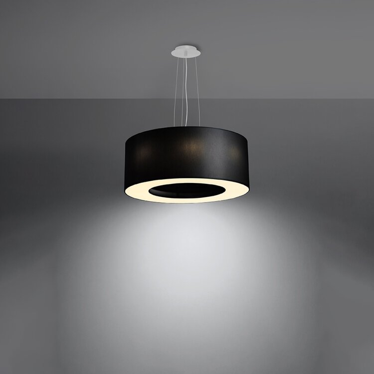Sollux Lighting Kroonluchter SATURNO 50 zwart