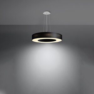 Sollux Lighting Kronleuchter SATURNO SLIM 50 schwarz