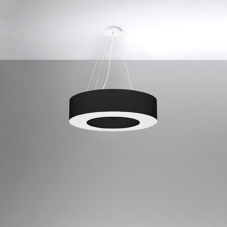 Sollux Lighting Kroonluchter SATURNO 70 zwart