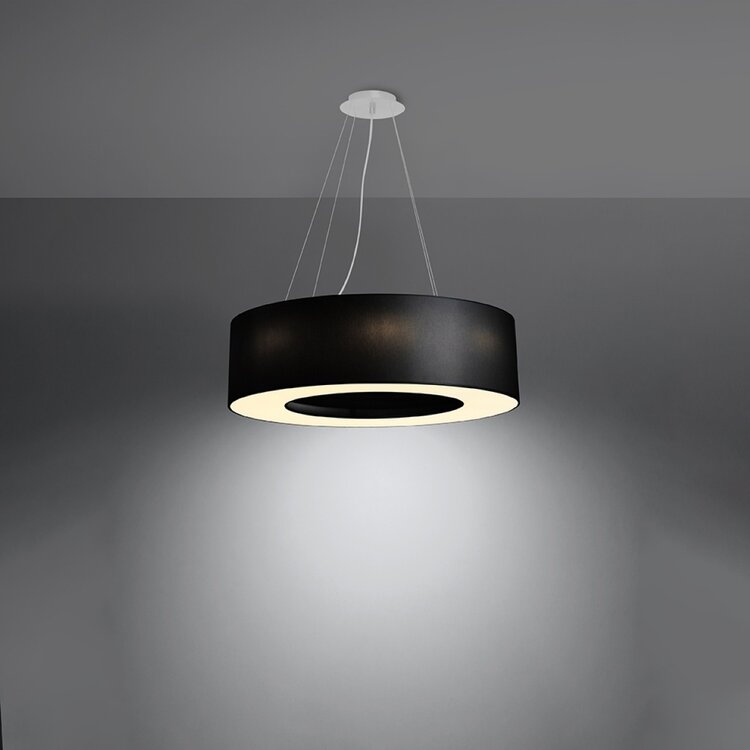 Sollux Lighting Chandelier SATURNO 70 black