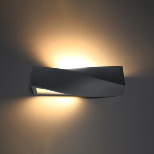 Sollux Lighting Wandlamp keramiek SIGMA grijs